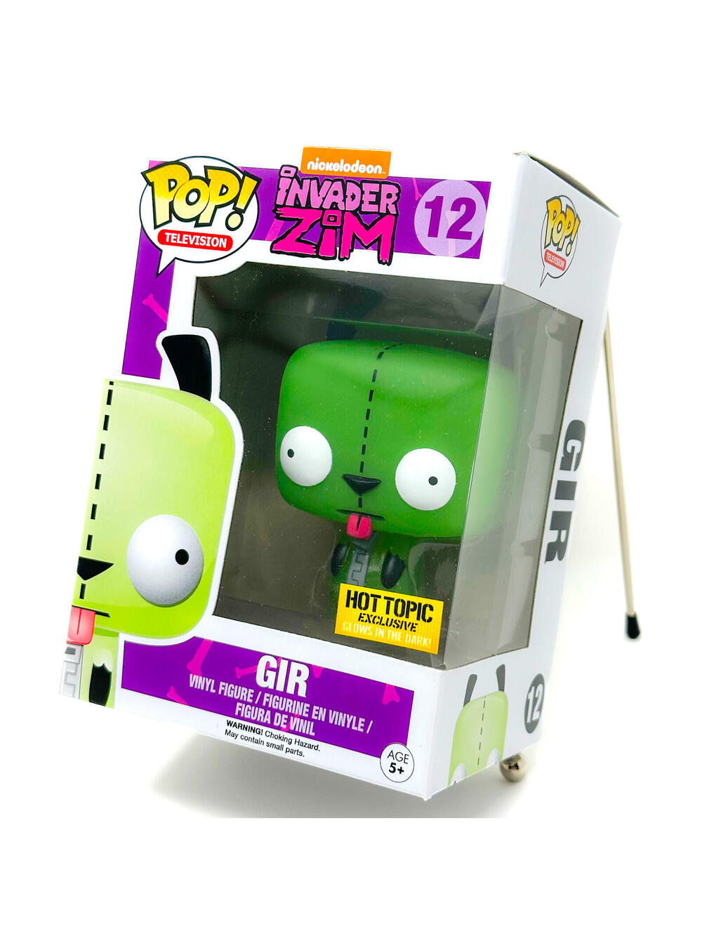 Funko Pop Gir Invader Zim 12 Glow in the Dark 2015 Vinyl Hot Topic Exclusive